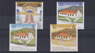 British Virgin Islands 2010 Bicen of East End Methodist Church set of (x4) MNH (**)