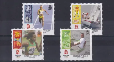 British Virgin Islands 2008 Olympic Games set of (x4) MNH (**)