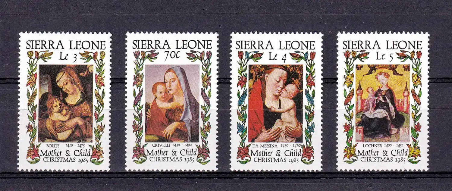 Sierra Leone 1985 Christmas. MNH