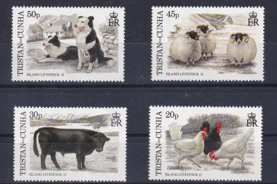 Tristan da Cunha 1997 Domestic Animals, Mammals, Dogs. MNH Tristan da Cunha 1997 Domestic Animals, Mammals, Dogs. MNH