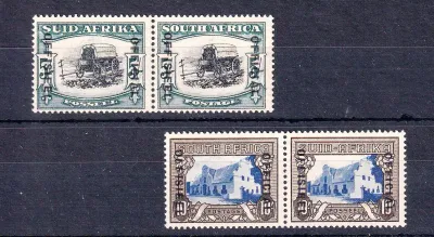 Union of South Africa 1935 Official stamps 5/- &amp; 10/-. MNH(**)
