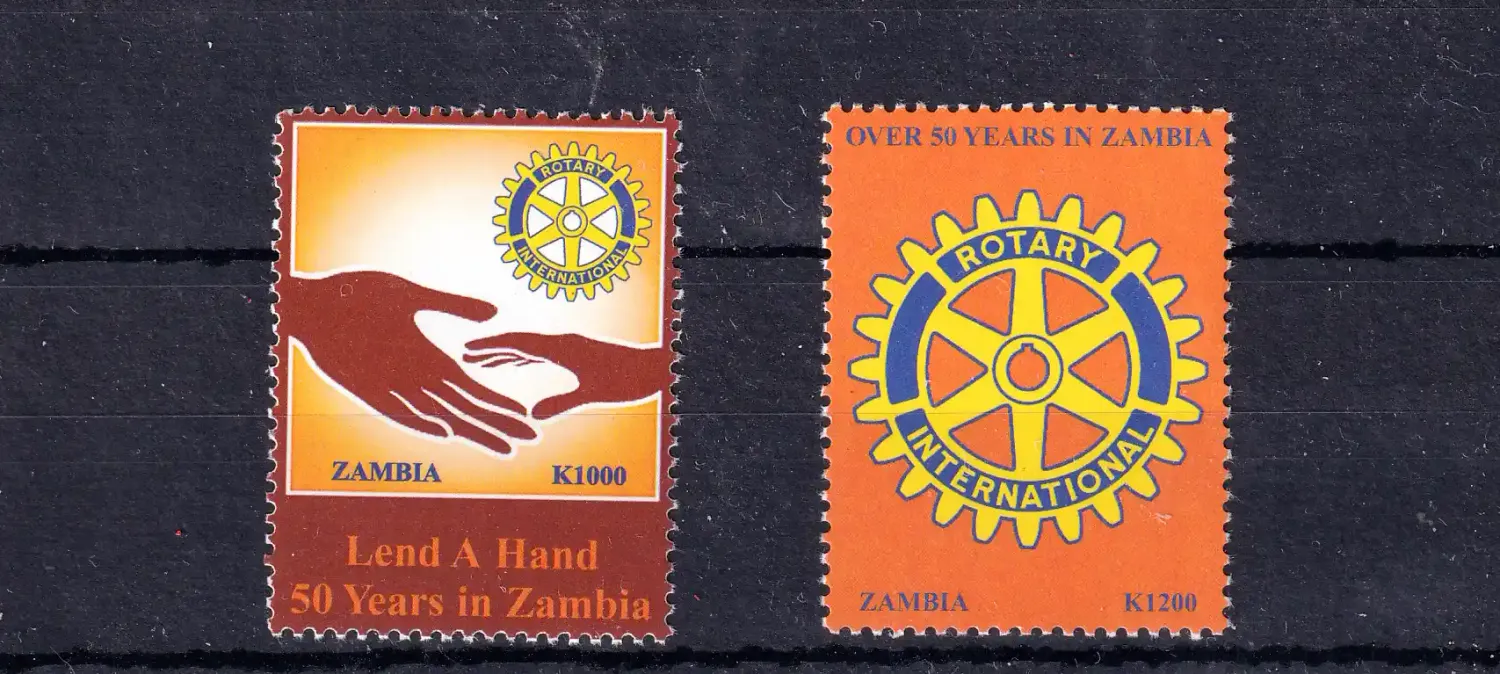 Zambia 2003 The 50th Anniversary of Rotary International Club. MNH