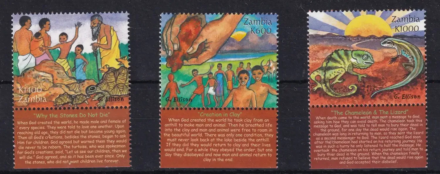 Zambia 2000 Legends, Local Motives. MNH