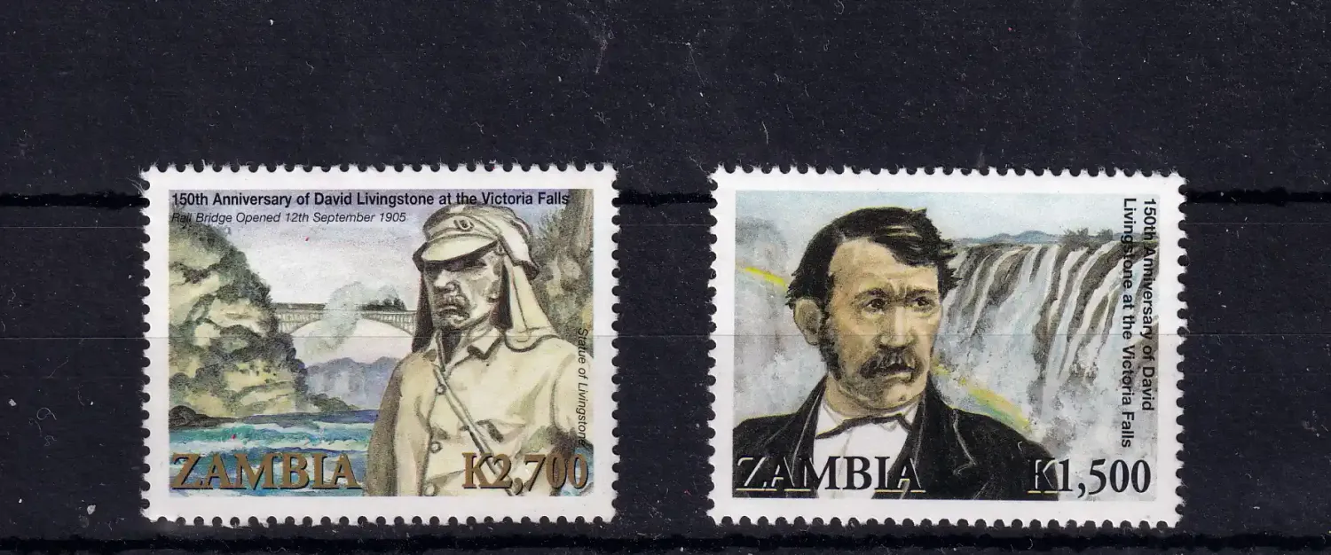 Zambia 2006 The 150th Anniv of David Livingstone at the Victoria Falls. MNH