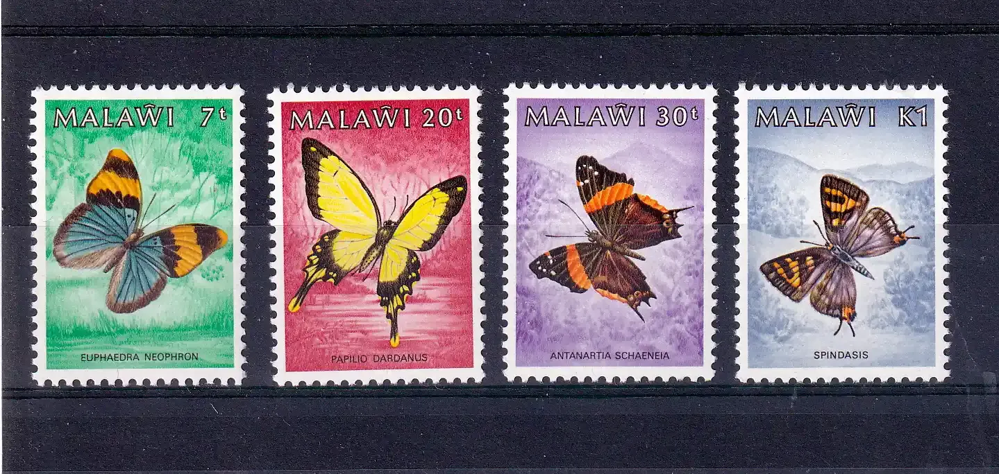Malawi 1984 Butterflies. MNH
