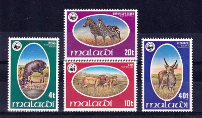 Malawi 1978 Wildlife, Mammals. MNH Malawi 1978 Wildlife, Mammals. MNH