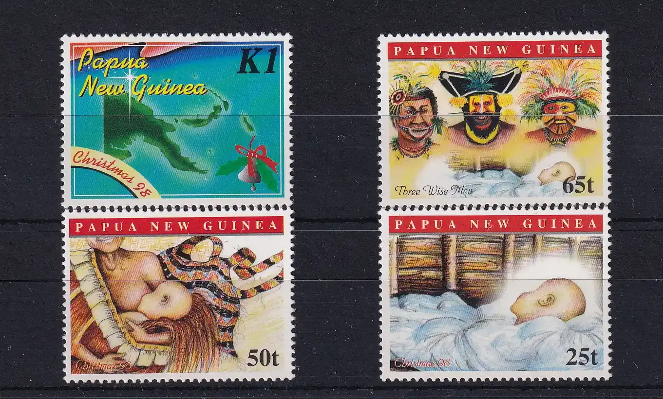 Papua New Guinea 1998 Christmas. MNH