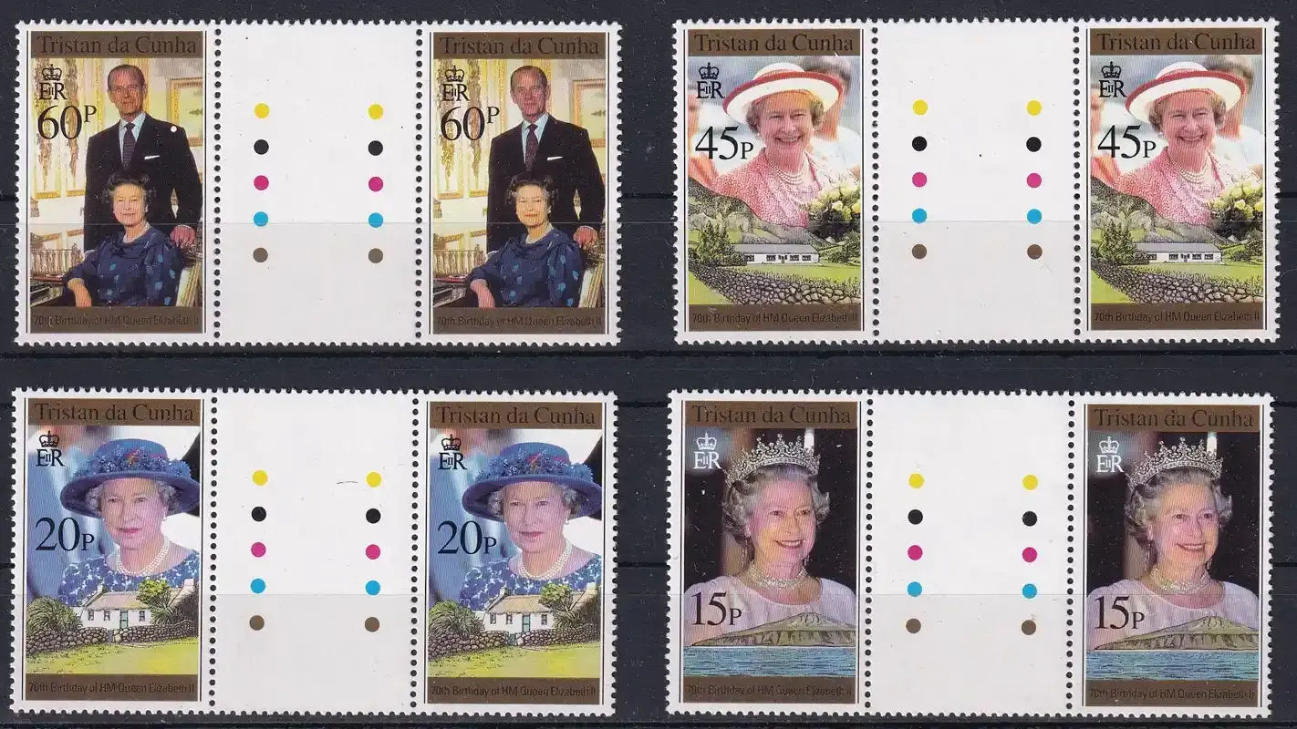 Tristan da Cunha 1996 The 70th Anniversary of the Birth of Queen Elizabeth II. MNH