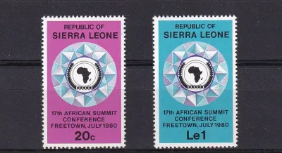 Sierra Leone 1980 African Summit Conference, Freetown. MNH. Sierra Leone 1980 African Summit Conference, Freetown. MNH.