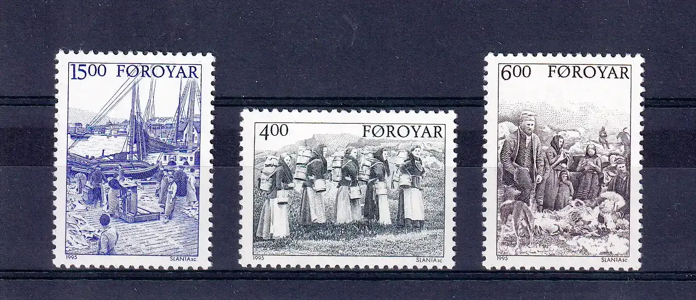 Faroe Islands 1995 Rural Life. MNH