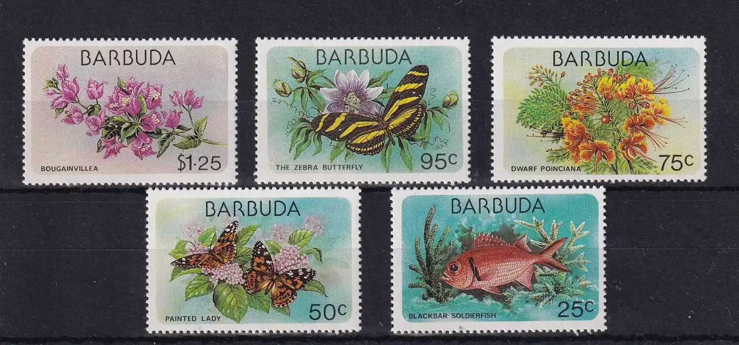 Barbuda 1978 Flora &amp; Fauna. MNH