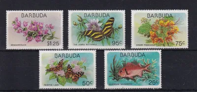 Barbuda 1978 Flora &amp; Fauna. MNH