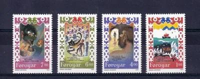 Faroe Islands 1994 "Brúsajøkil" Dance Song. MNH