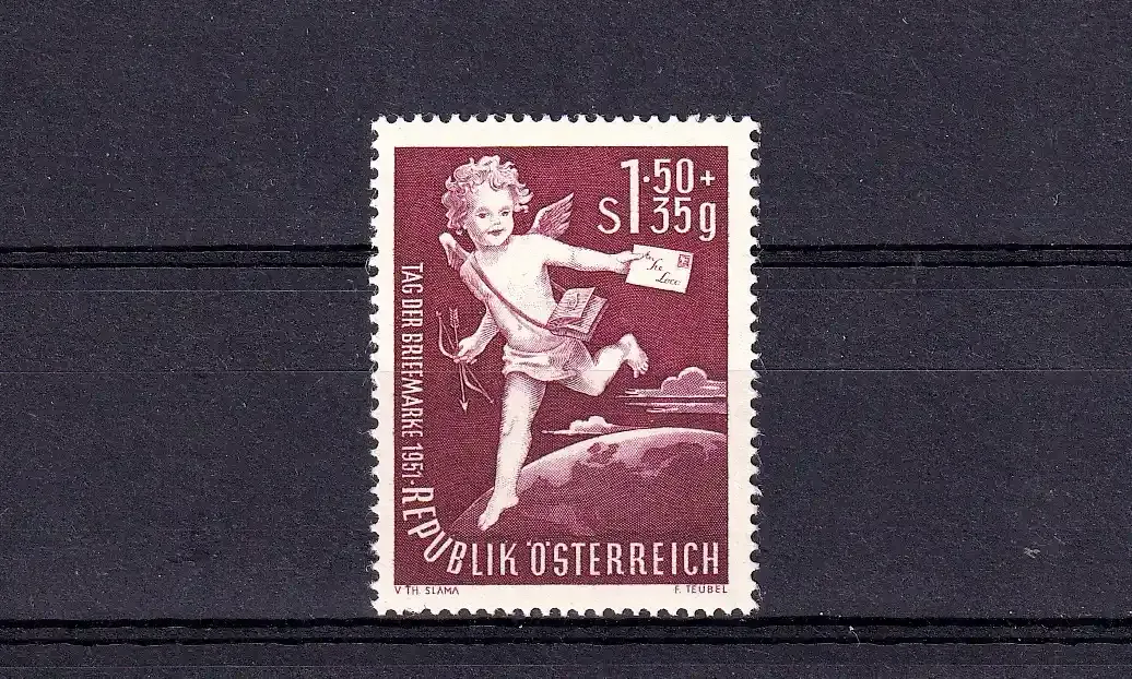 Austria 1952 Day of the Stamp. MNH (**)