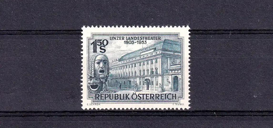 Austria 1953 The 150th Anniv of the Linz Landestheater. MNH (**)