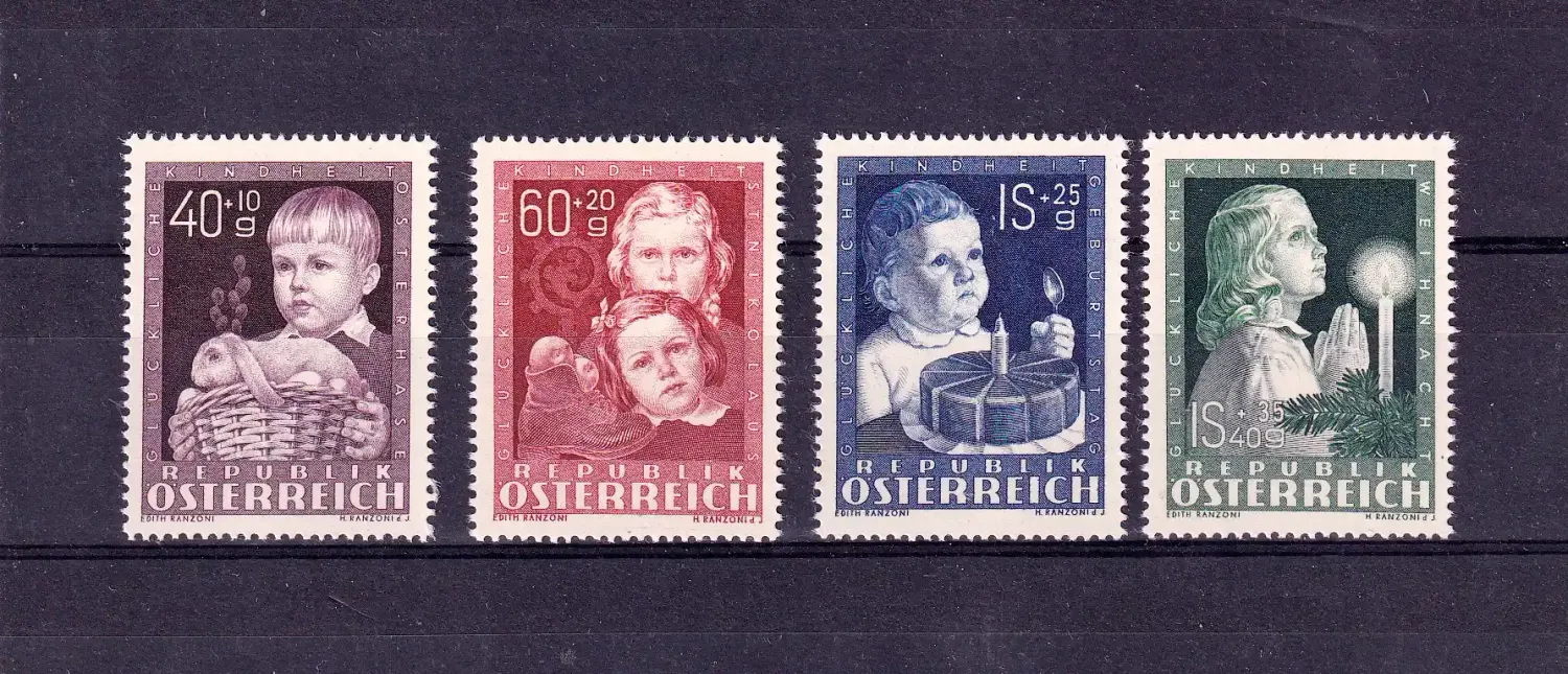 Austria 1949 Happy Childhood - Easter Bunny. MNH (**)