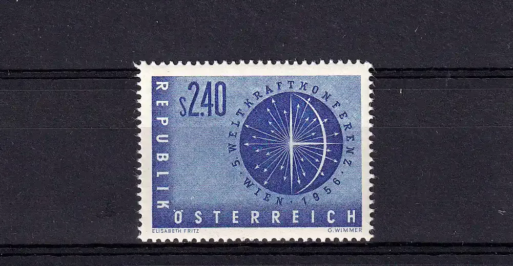 Austria 1956 The 5th World Energy Conference - Vienna. MNH (**)