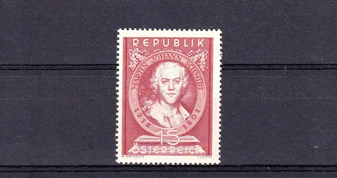 Austria 1951 The 150th Anniv of the Death of Martin Johann Schmidt, 1718-1801. MNH (**)