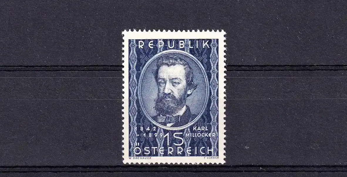 Austria 1949 The 50th Anniv of the Death of Karl Millöcker, 1842-99. MNH (**)