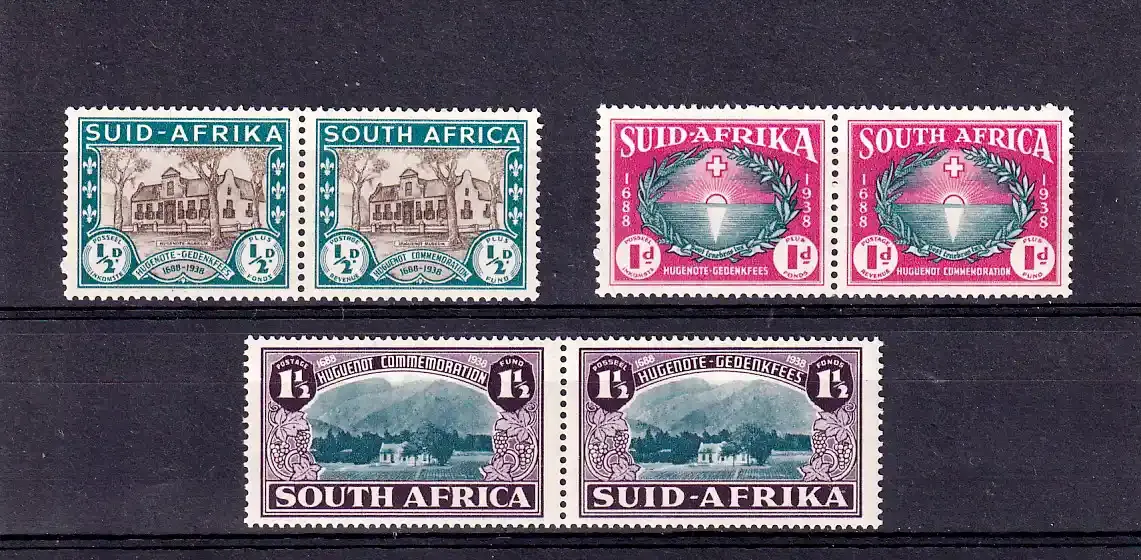 Union of South Africa 1939 The 100th Anniv of the Arrival of the Huguenots. MNH (**)