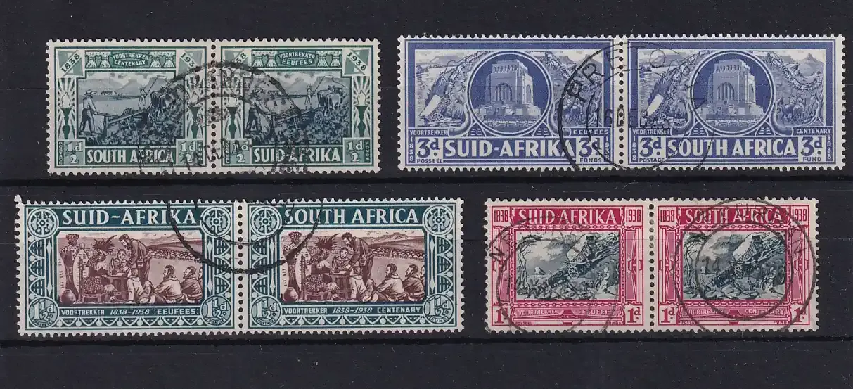 Union of South Africa 1938 Voortrekkers 100th Anniv Commemoration and Monument. VFU