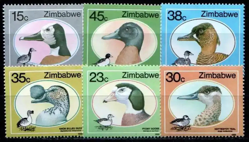 Zimbabwe 1988 Wild Ducks and Geese - MNH**