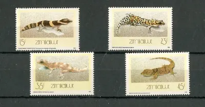Zimbabwe 1989 Reptiles/Geckos - MNH**
