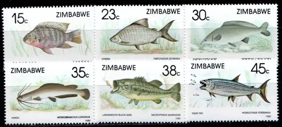 Zimbabwe 1989 Fish #1 - MNH**