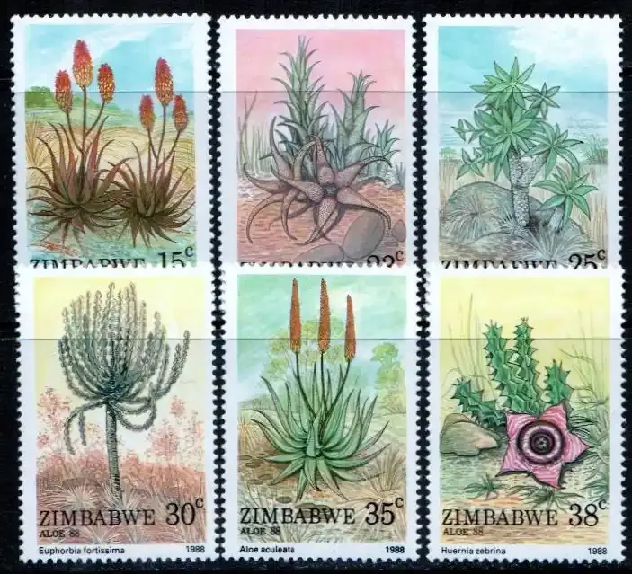 Zimbabwe 1988 Aloes - MNH**