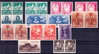 South Africa 1941 War Effort, large format with color variations. 1943 Signal Corps. MNH South Africa 1941 War Effort, large format with color variations. 1943 Signal Corps. MNH