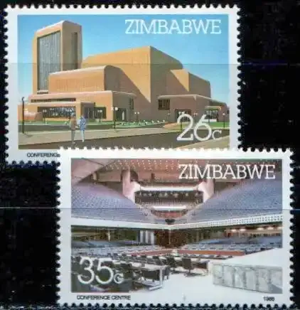 Zimbabwe 1986 Harare Conference Center - MNH**
