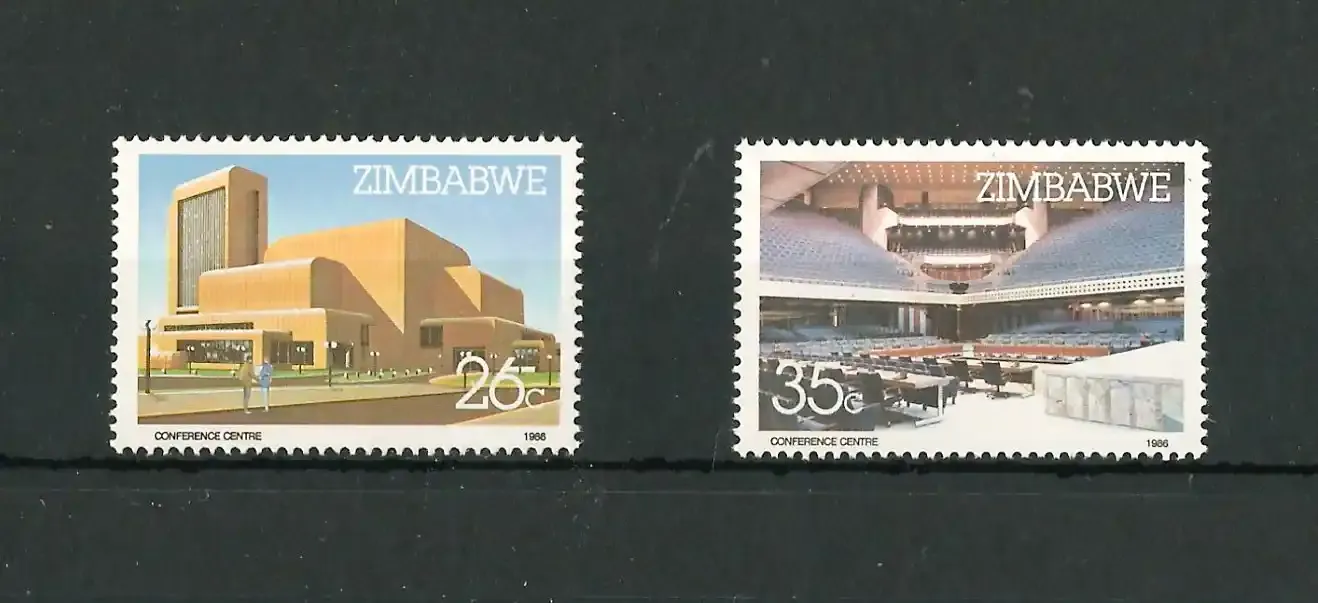Zimbabwe 1986 Harare Conference Center - MNH** Zimbabwe 1986 Harare Conference Center - MNH**