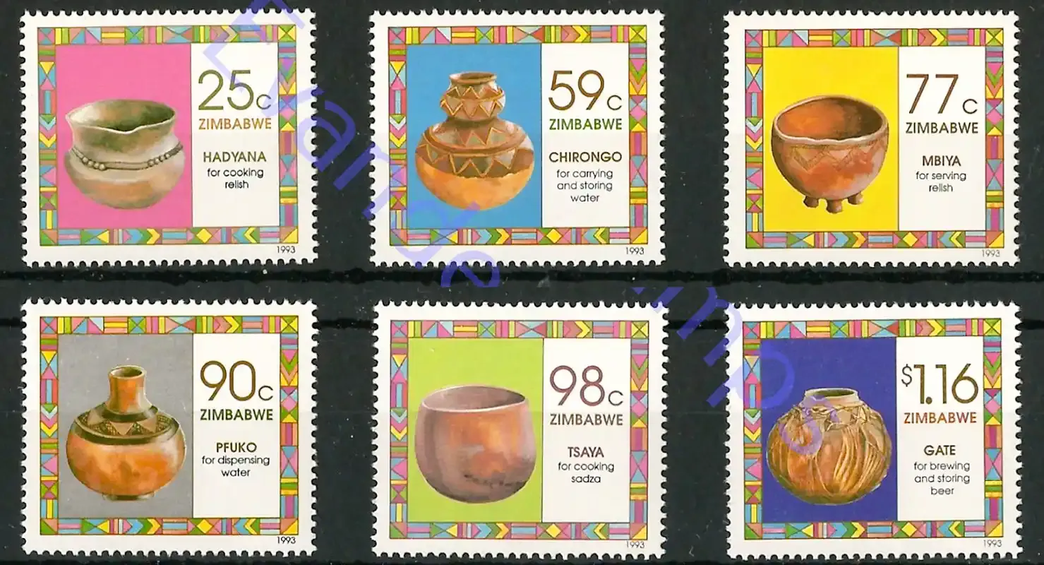 Zimbabwe 1993 Household Pottery - MNH**