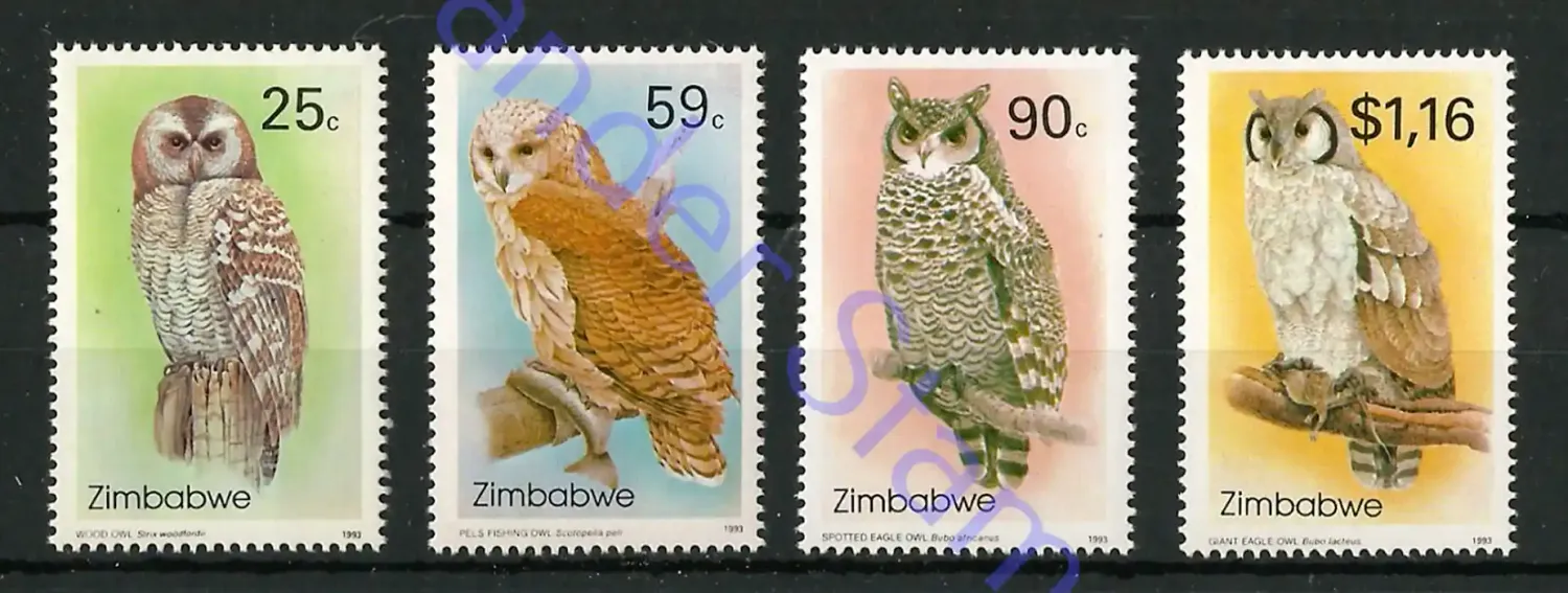 Zimbabwe 1993 Owls, Birds #2 - MNH**