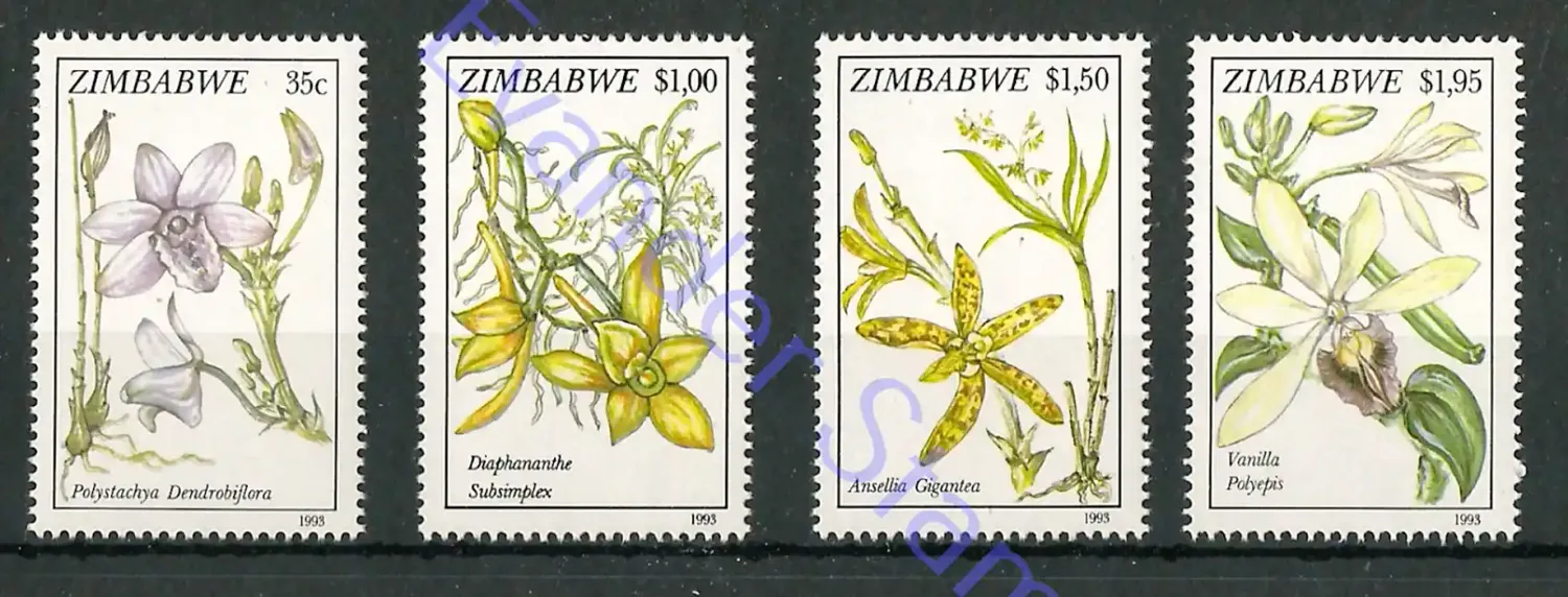 Zimbabwe 1993 Orchids, Flora - MNH**