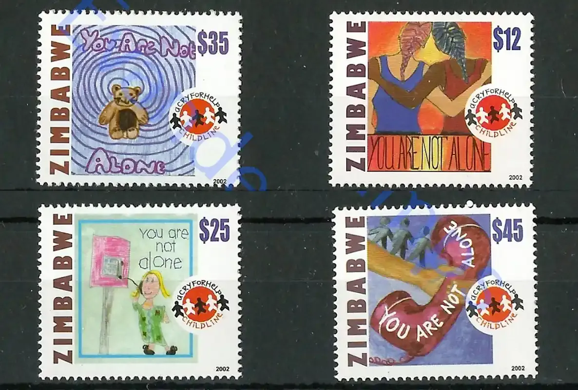 Zimbabwe 2002 Childline/Children's Art - MNH**