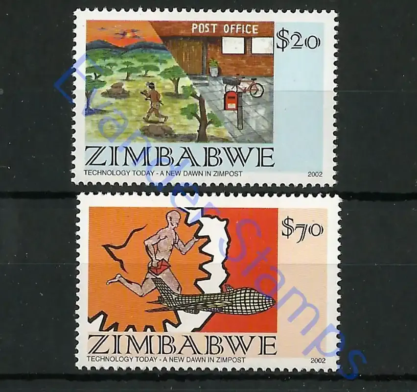 Zimbabwe 2002 School Design Winners, Art - MNH**
