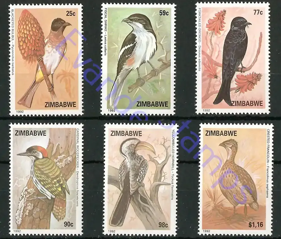 Zimbabwe 1992 Birds - MNH**