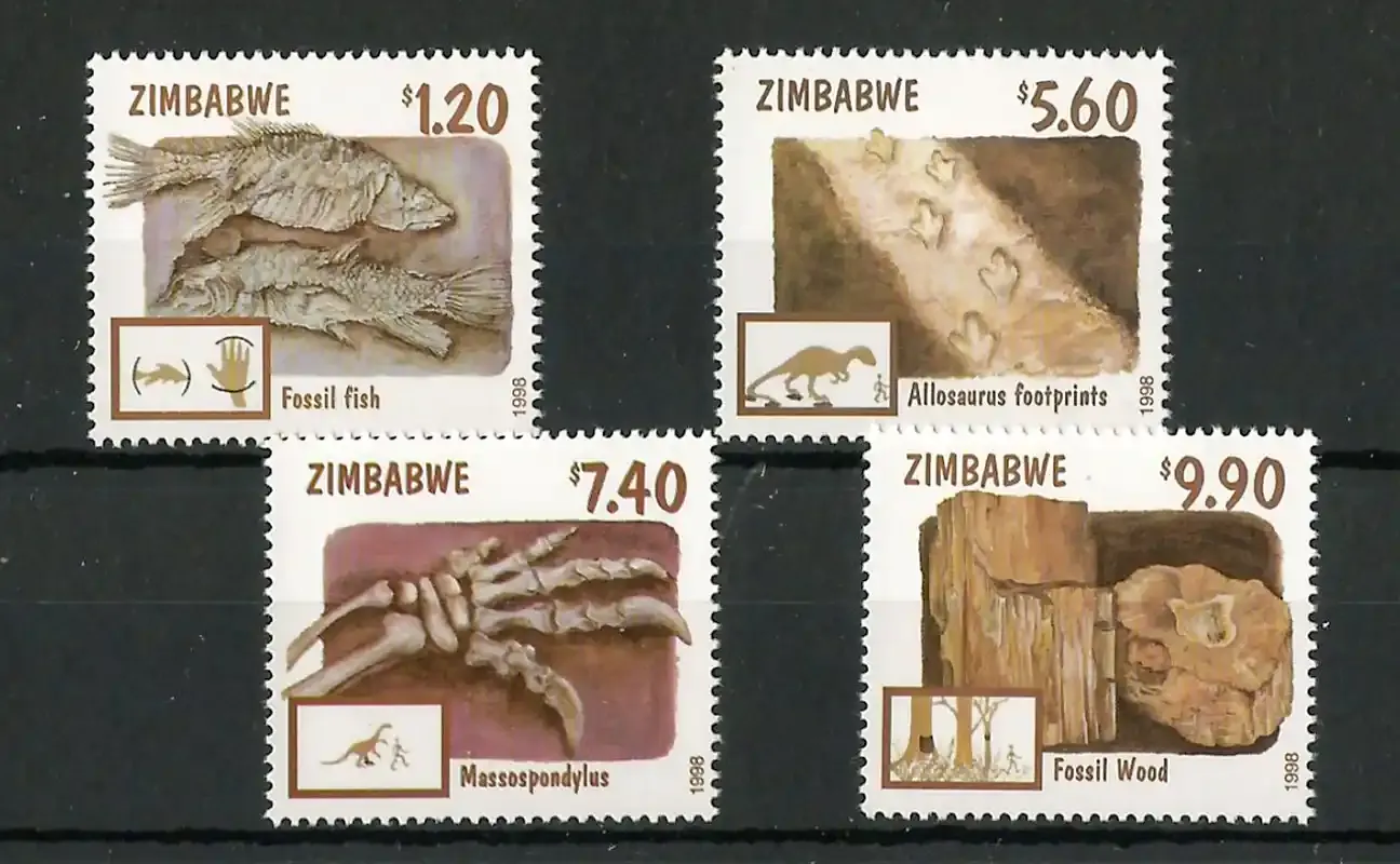 Zimbabwe 1998 Fossils, Geology - MNH**