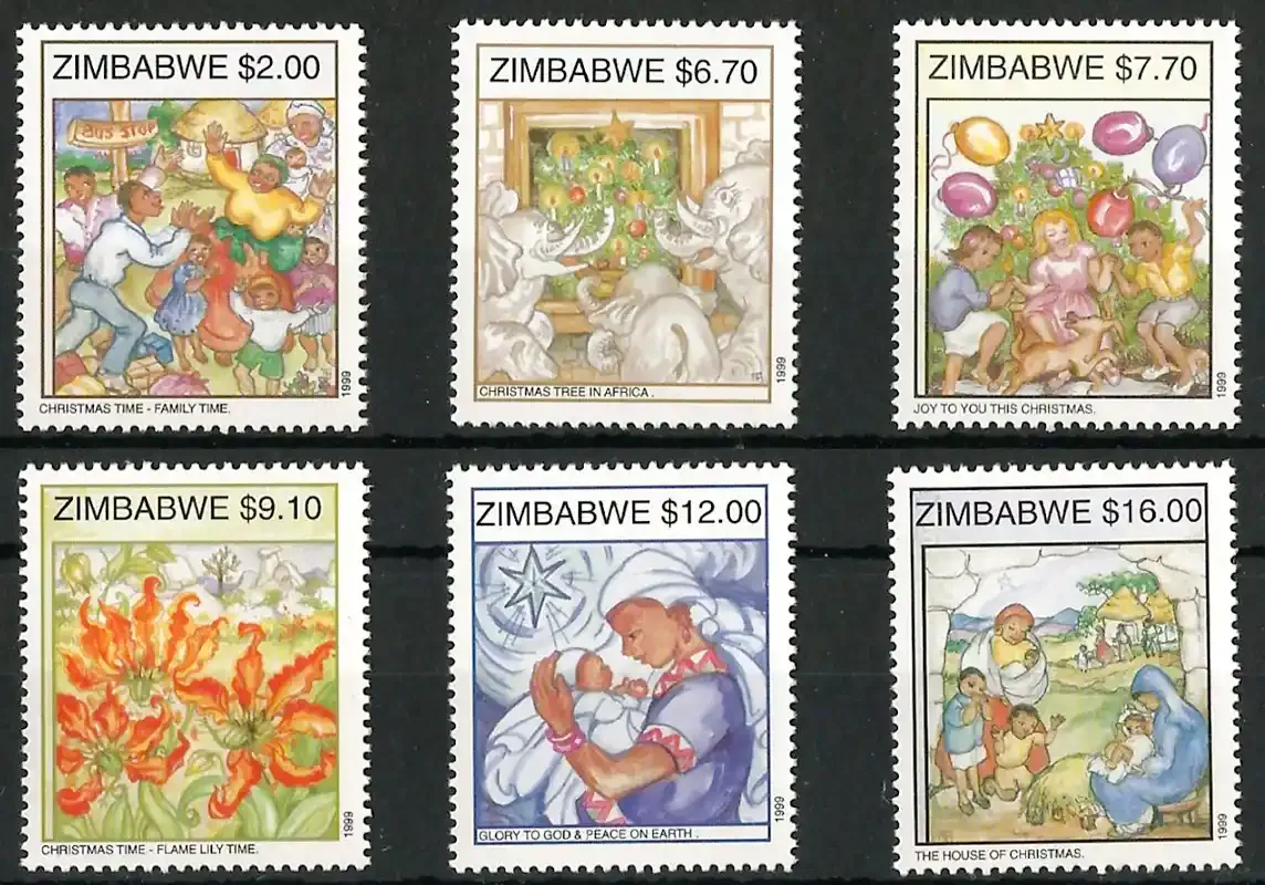 Zimbabwe 1999 Christmas - MNH**