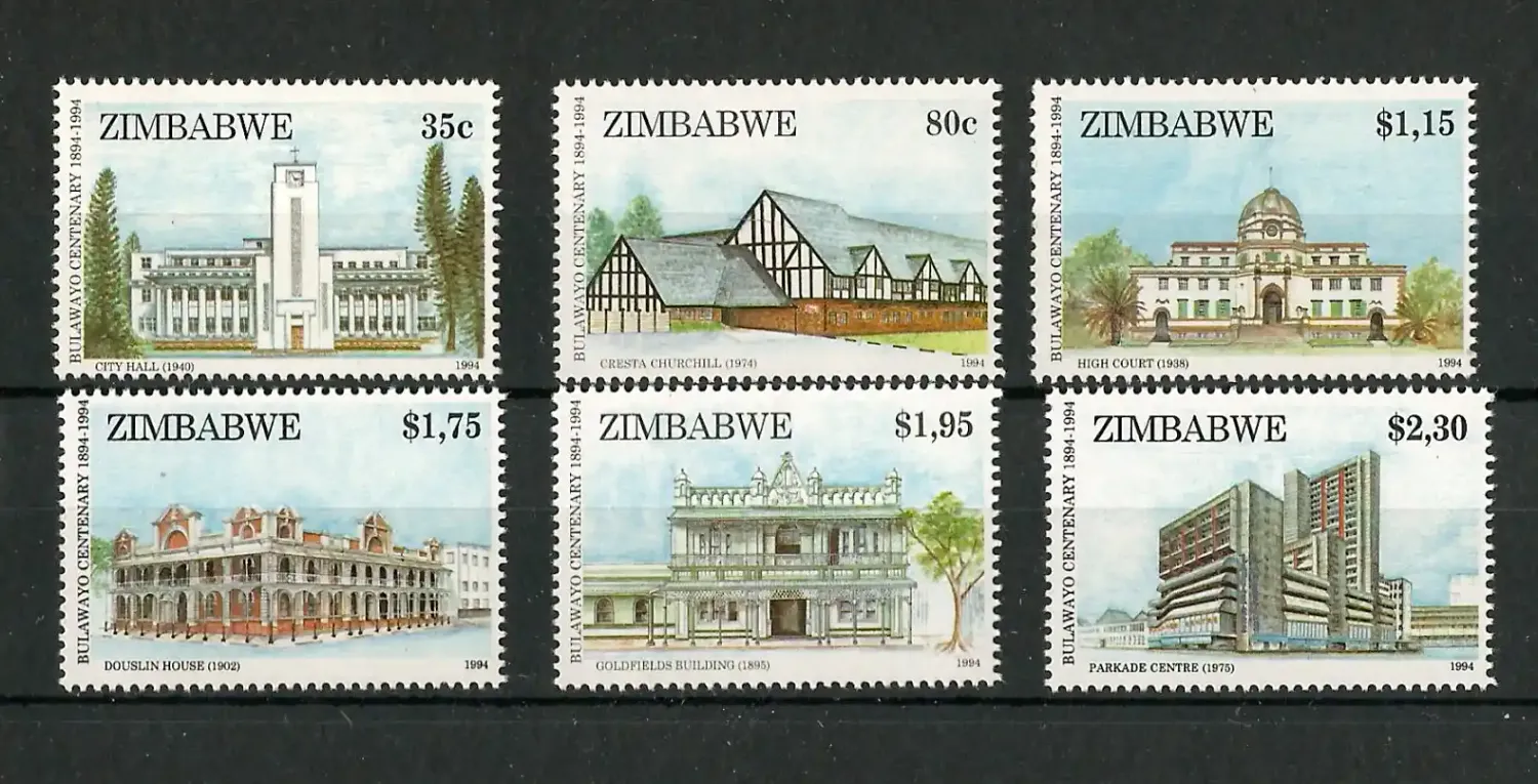 Zimbabwe 1994 City of Bulawayo Centenary - MNH**