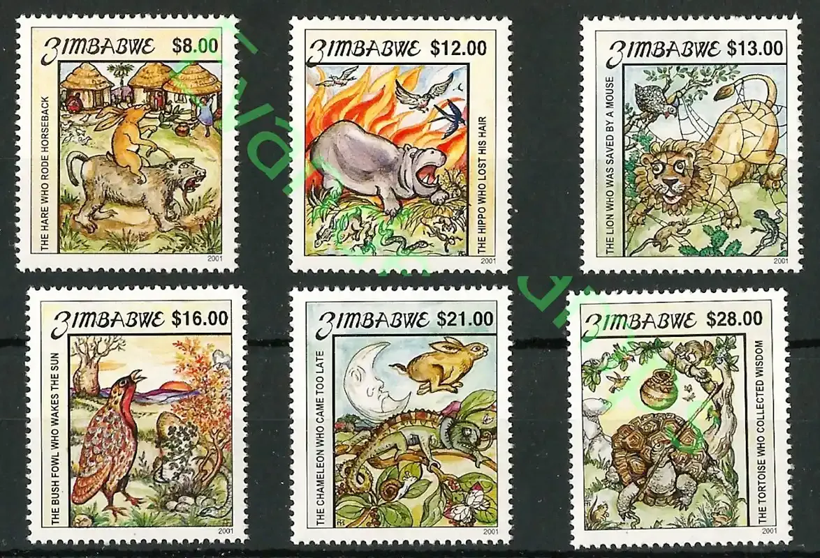 Zimbabwe 2001 African Folktales - MNH**
