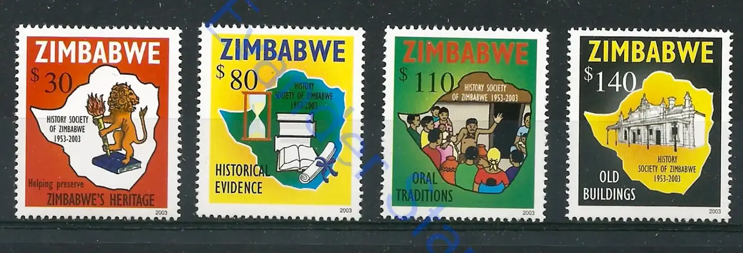 Zimbabwe 2003 History Society 50th Anniversary - MNH**