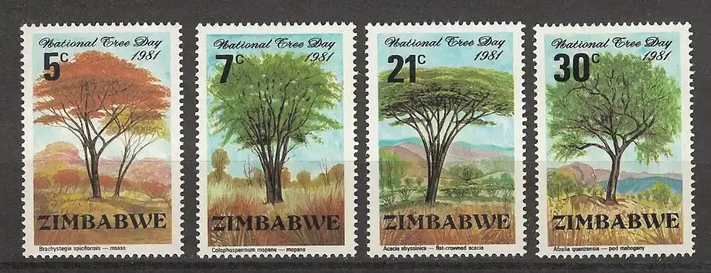 Zimbabwe 1981 National Tree Day - MNH**