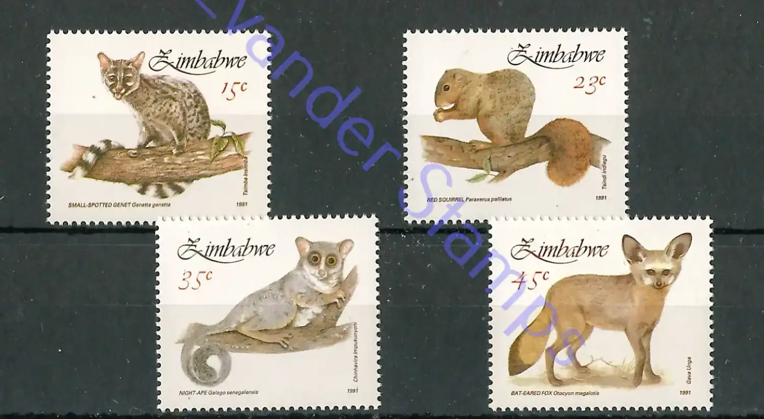 Zimbabwe 1991 Small Mammals - MNH**