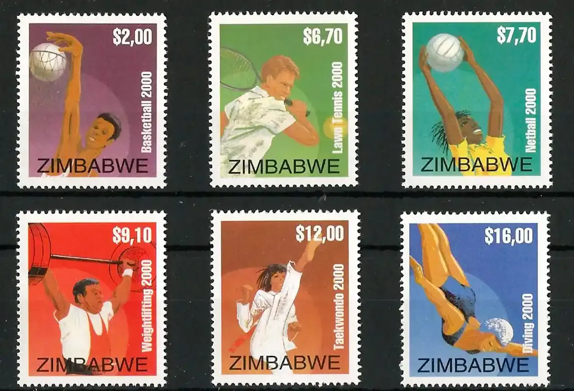 Zimbabwe 2000 Sports - MNH**