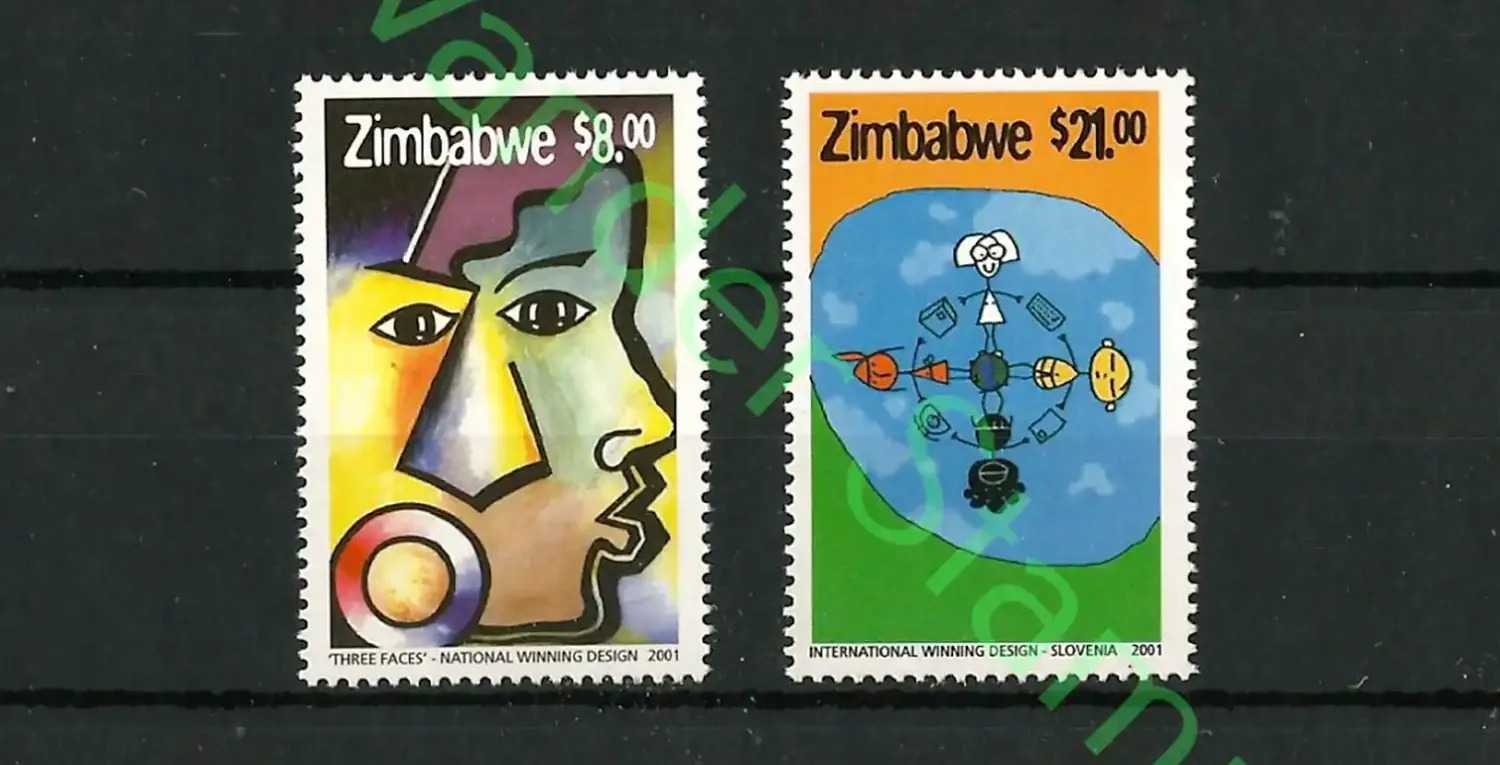 Zimbabwe 2001 Year of UN Dialogue - MNH**