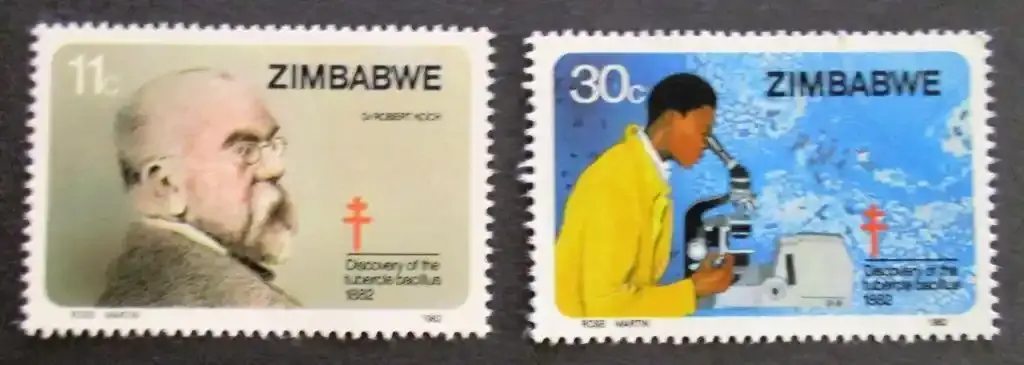 Zimbabwe 1982 R.Koch/Tuberculosis - MNH**