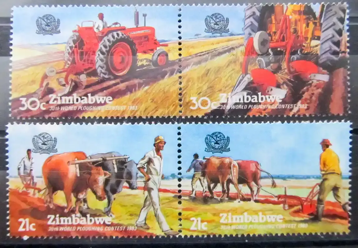 Zimbabwe 1983 World Plowing Contest (prs) - MNH**