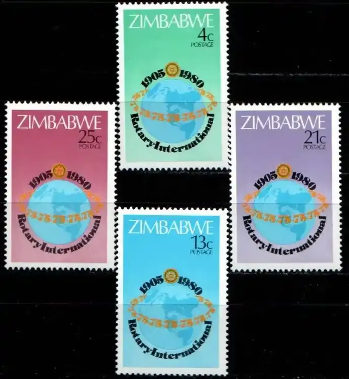 Zimbabwe 1980 Rotary International 75th Anniversary - MNH**